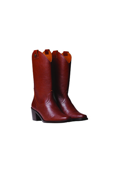 Toni Pons Women's / Girls' Boots Ubeda Leather Cowboy Ankle Boots with Heel