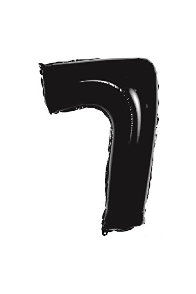 Mirific Party Balon petrecere, folie metalică neagră, 100 cm, numărul 7