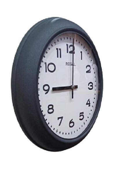 Regal 4290 Bw Special Series Metal Case Silent Second Wall Clock