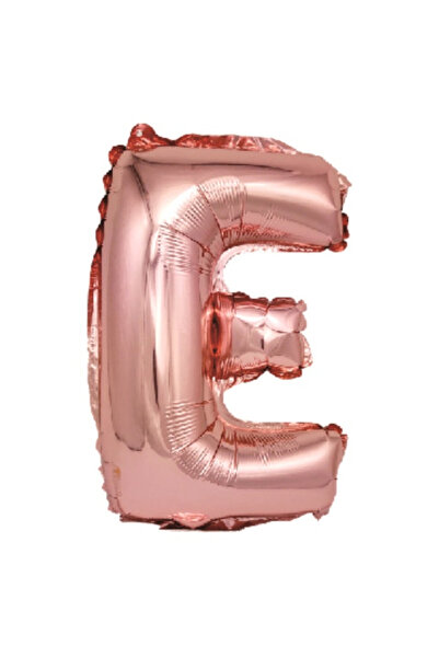 Mirific Party Balon petrecere, folie metalică roz, 40 cm, litera E