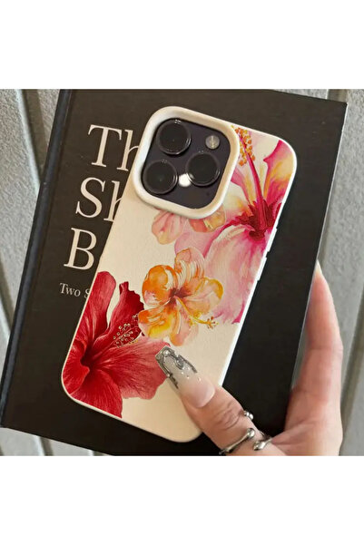 FİŞNEİLETİŞİM حافظة آيفون 14 بروماكس متوافقة مع نمط الأزهار