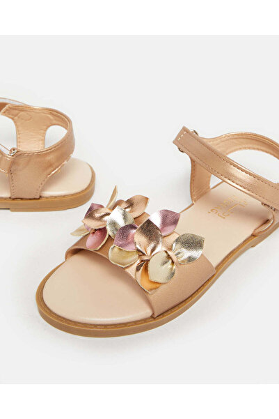 REDTAG Girls Gold Embellished Sandal