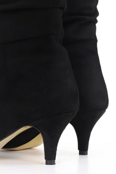 Mamito Ayakkabı SLC 107 Μπότες με λεπτό χαμηλό τακούνι με φυσούνα