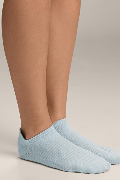 Oysho 2 çift poliamid karışımlı yoga ve pilates sneaker çoraplar