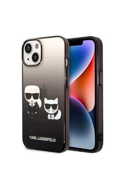 Karl Lagerfeld Carcasă rigidă pentru iPhone 14 Plus - Neagră