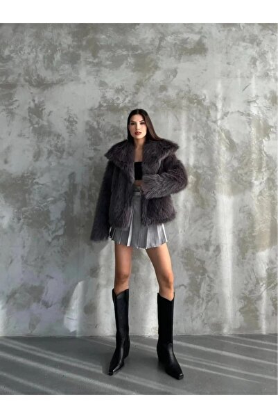 modapark.ist Women's Fur Coat with Lining