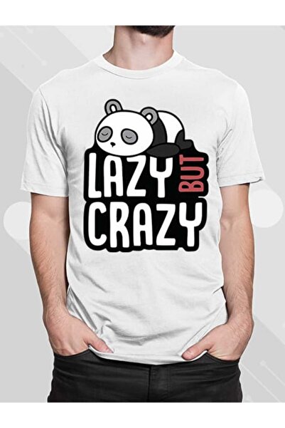 GRIZZLY SHOP.RO Tricou Femei Panda - Lazy but Crazy