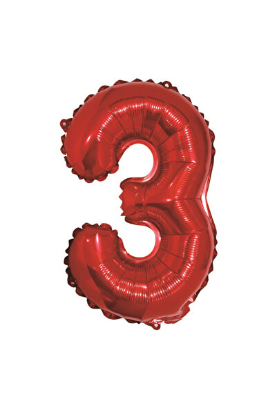 Mirific Party Balon petrecere, folie metalică roșie, 40 cm, numărul 3