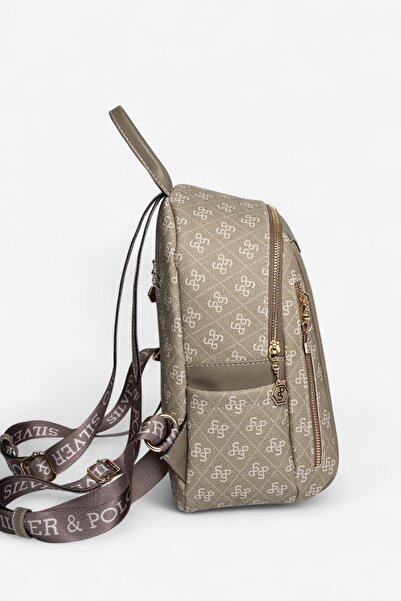 Silver Polo Silver & Polo Green Sp906 Backpack
