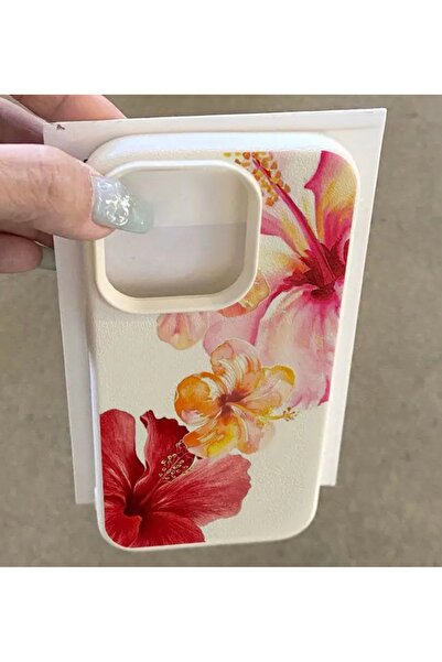 FİŞNEİLETİŞİM حافظة بنمط زهرة متوافقة مع هاتف آيفون 13/14