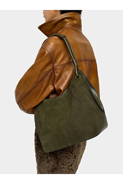 PARFOIS Deri Detaylı Omuz Çantası