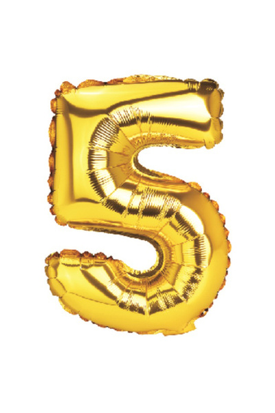 Mirific Party Balon petrecere, folie metalică, auriu, 80 cm, numărul 5