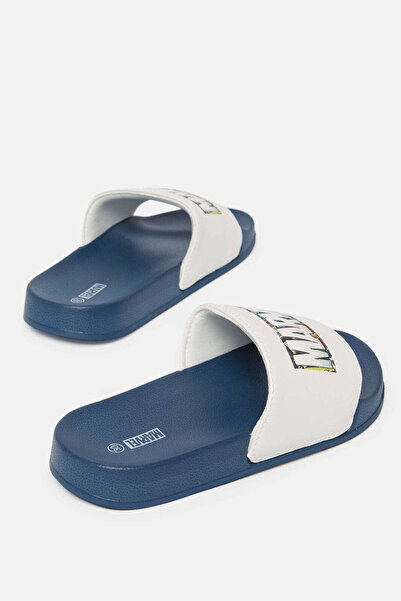 REDTAG Boys White Marvel Character Slide