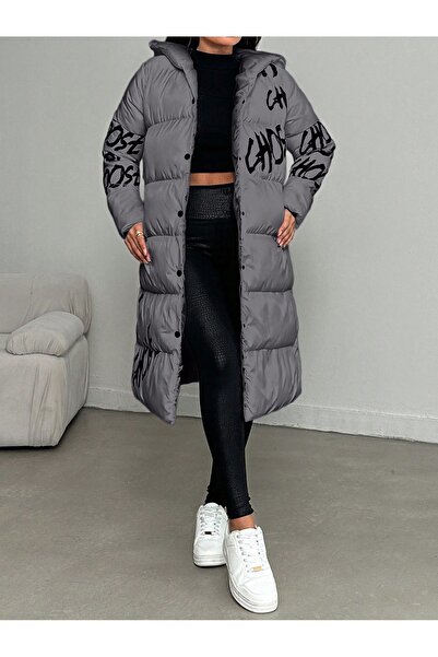 Quen Women's Puffer Long Coat