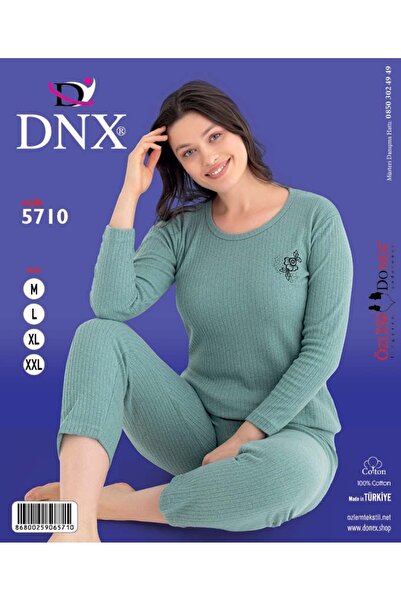 dnx Women's Long Sleeve Pajama Set