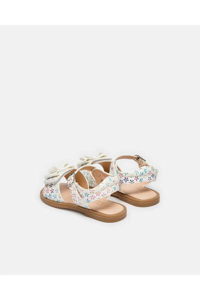 REDTAG Girls White Embellished Sandal