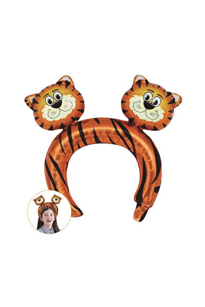 Mirific Party Balon petrecere, folie metalică portocalie, 30 cm, tigru