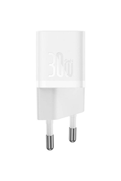 Baseus GaN5 Fast Charger 30W, 1 x USB Type-C 5V/3A, alb