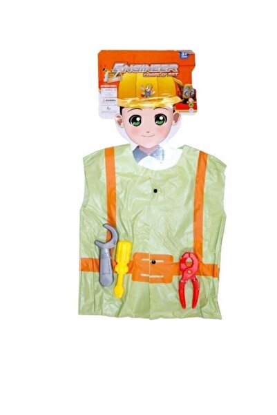 Premium Engineer Costume Play Set for Kids with Tools | Construction Role Play Vest
