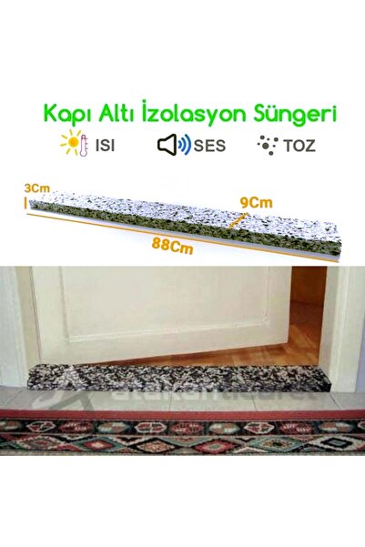 Neler Geldi Neler 1 Adet Kapı Altı Rüzgar Önleyici Kapı Altı İzolasyon Süngeri Kapı Altı Eşik Süngeri Rüzgar Önleyici