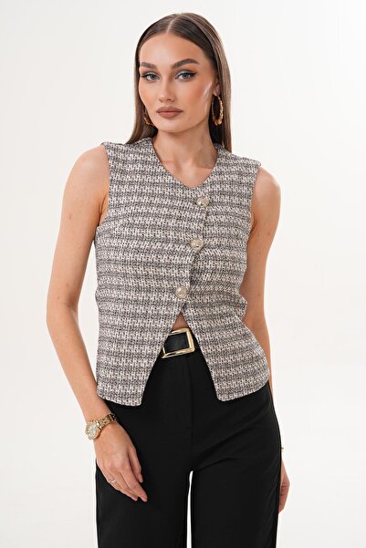 ŞİMAL Дамски кардиган с три копчета Chanel 255330 -