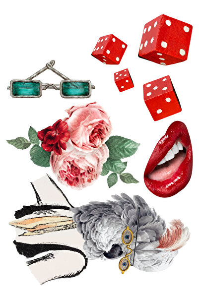 4Decor Autocolant decorativ de perete - Cool, 70 x 50 cm