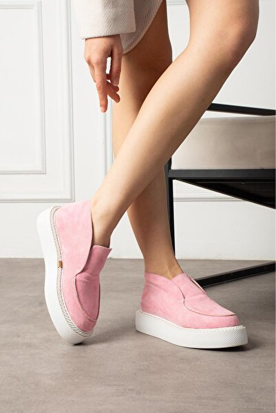 ShoeTek Dinna Γυναικείες Μπότες & Μποτάκια Ροζ Σουέντ