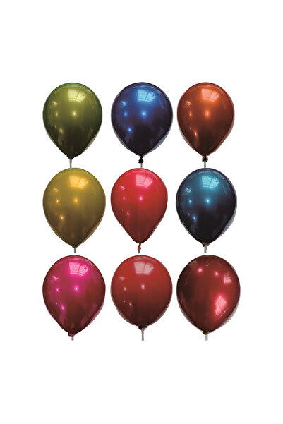 Mirific Party Balon latex pentru petrecere, culori asortate, RJ1411, 25 cm, 2...