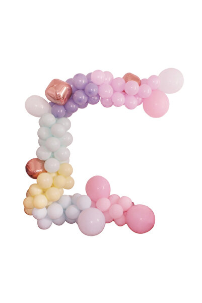 Mirific Party Ghirlandă decorativă multicoloră, 5 m, 123 buc, TZ5058