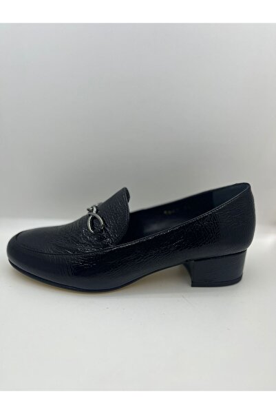 VEYİS USTA Thick Heeled Casual Stylish Genuine Leather