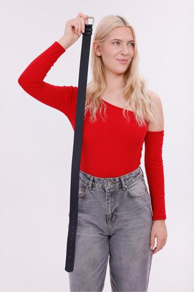 Desre Moda Thick Gold Buckle Women's Belt Trouser Belt Jeans Belt Coat Belt Shirt Belt