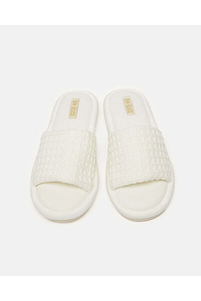 REDTAG Women White Waffle Slipper