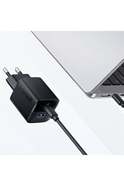 Anker 323, 33W, USB-C, USB-A Black