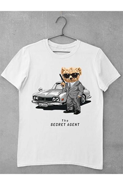 GRIZZLY SHOP.RO Tricou Femei Teddy Bear - The Secret Agent