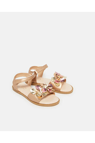 REDTAG Girls Gold Embellished Sandal