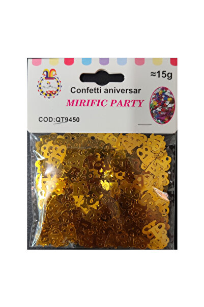 Mirific Party Confeti aurii, a 18-a aniversare