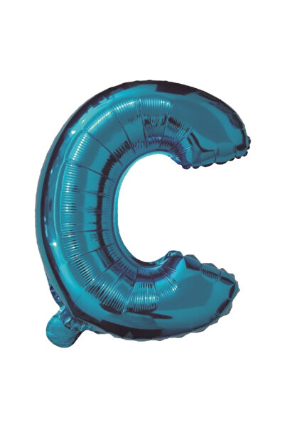 Mirific Party Party balloon, metallic foil blue, 80 cm, letter C