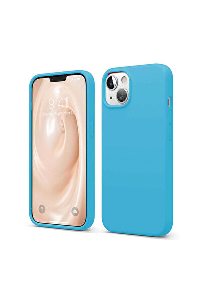 Casey Studios Husă de silicon iPhone 13, cu microfibră, subțire, de protecție...