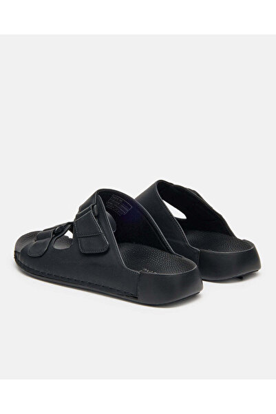 REDTAG Men Black Buckled Sandals