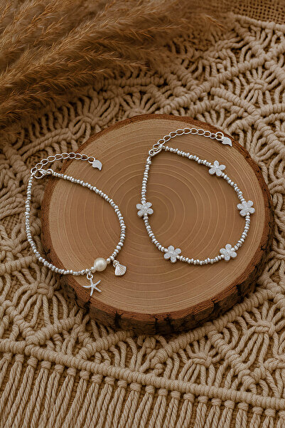 The Collection Starfish Charm and Minimal Butterfly Pinterest Bracelet