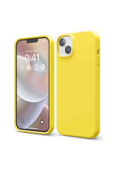 Casey Studios Husa Soft Silicone iPhone 14 Plus, Microfibra in Interior, de P...