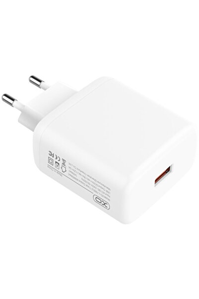 XO Design L79, Quick Charge, 40W, 1 X USB, Alb