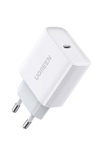 Ugreen CD137, 20W PD 3.0 USB-C Wall Charger (White)