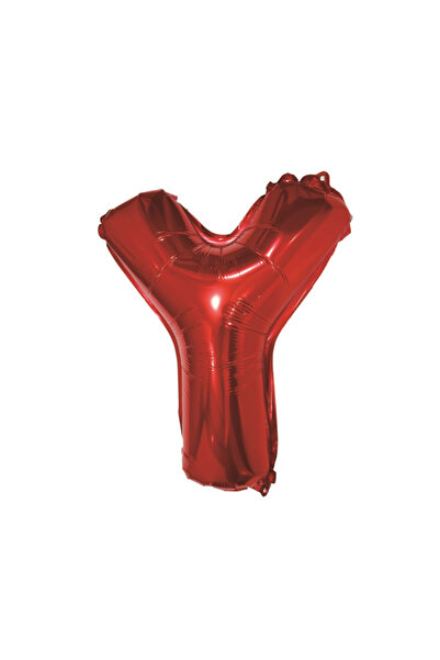Mirific Party Party balloon, metallic foil, red, 40 cm, letter Y