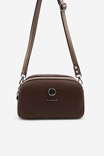 Silver Polo Kahve - Vizon SP745 Çapraz Çanta