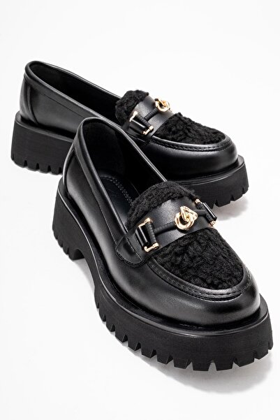 Ataköy Ayakkabı KADIN LOAFER AYAKKABI SIYAH