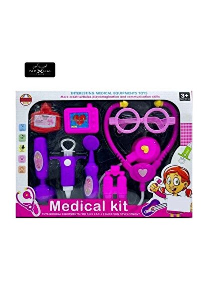 Premium مجموعة لعب طبيب الأطفال - طقم طبي مع سماعة طبية ونظارات وأدوات - لعبة...