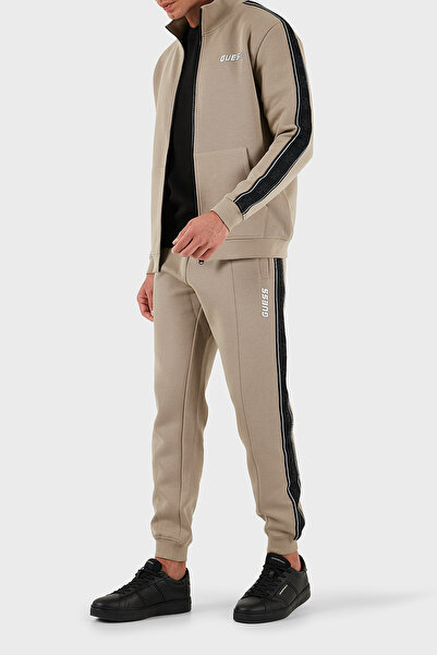 Guess Mickey Side Logo Cotton Regular Fit Elastic Cuff Jogger Pants Z2Yb09Kb3P2 Men's Pantolo