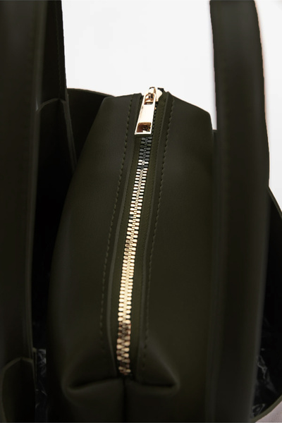 KOÇAK ÇANTA Women's Crossbody Shoulder Bag with Lock Closure Detail and Puppy Design