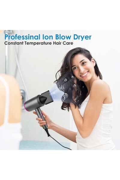 Mevis Line Professional Hair Dryer, 2000W, Black